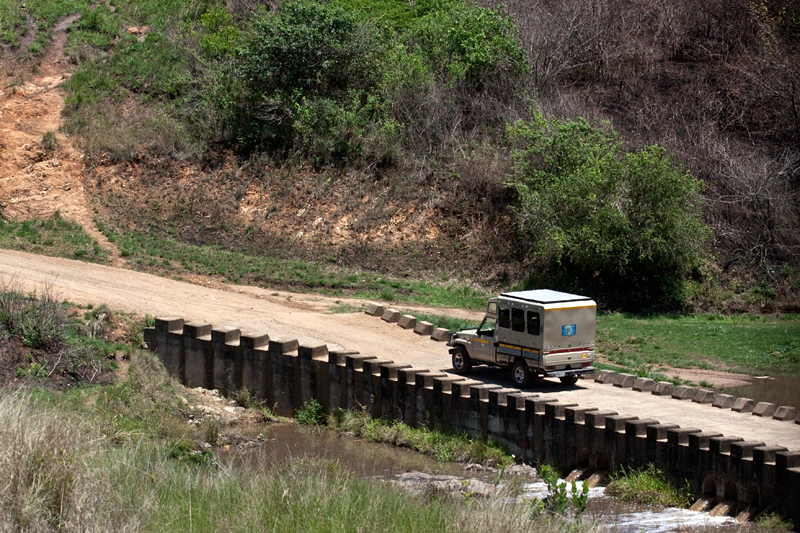 One of the Cheepers Birding on a Budget Vehicles in Ongoye Forest Reserve, KwaZulu-Natal, South Africa